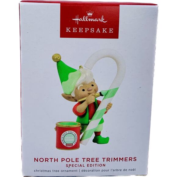 Hallmark North‎ Pole Tree Trimmers Special Edition Keepsake Ornament 2022 New - Picture 1 of 6